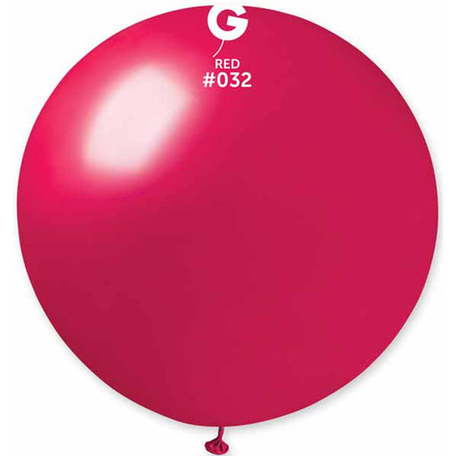 Gemar 31" Metallic Berry Red Balloon #032.