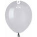 Gemar 5" Grey Latex Balloons (100/Bag) #070.