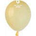 Gemar 5" Mustard/Bab Y Yellow Latex Balloons 100-Pack