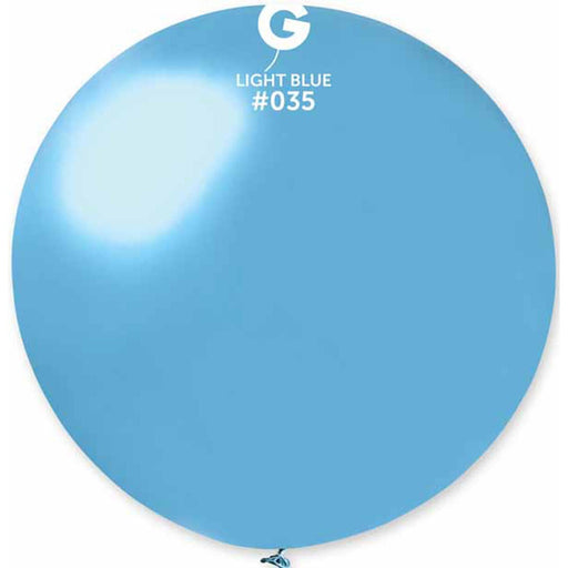 "Gemar Metallic Light Blue Balloon (31", 1/Bag, #035)"
