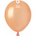 Gemar Metallic Peach Latex Balloons 5" (100/Bag)