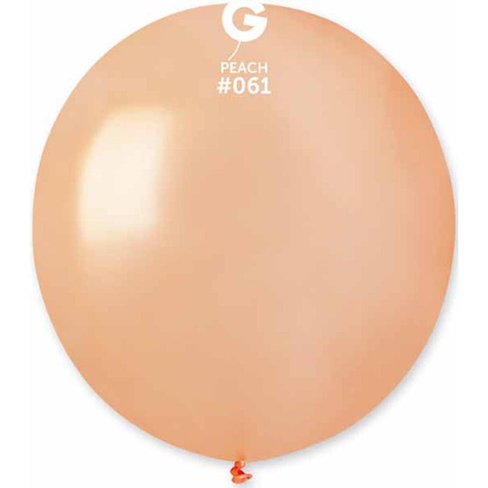 Gemar Metallic Peach Balloons - 19" - 25/Bag