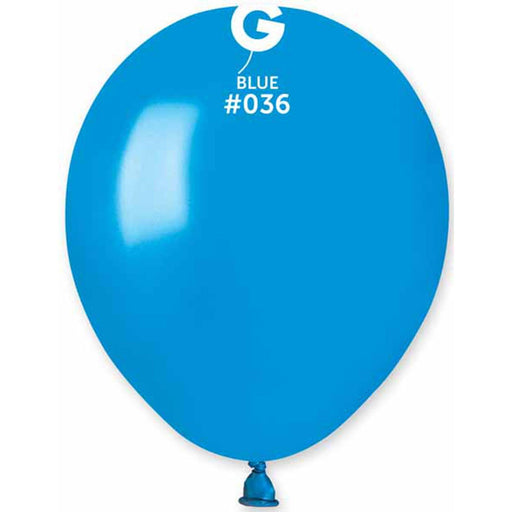 Gemar Metallic Blue Balloons - 100 Pack, 5 Inch