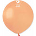 Gemar Peach Latex Balloons, 19 Inch, Pack Of 25