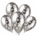 Elegant Clear Shiny Snowflakes 13″ Latex Balloons (25/Pk)