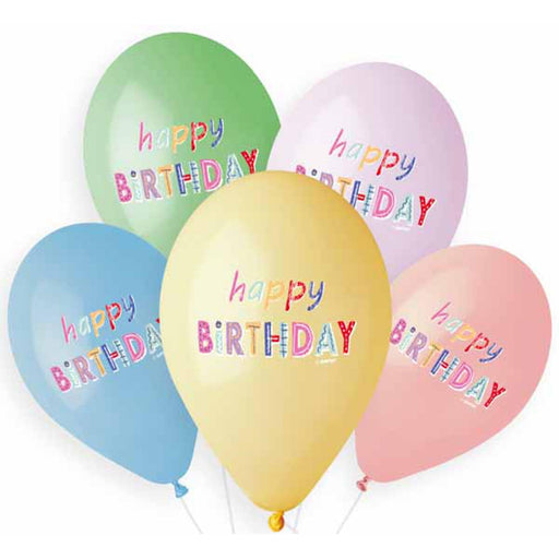 Gemar Sweet Happy Bday Balloons - 50 Pack (13")