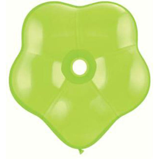 Geo Blossom Lime Green Balloons - 16", Pack Of 25