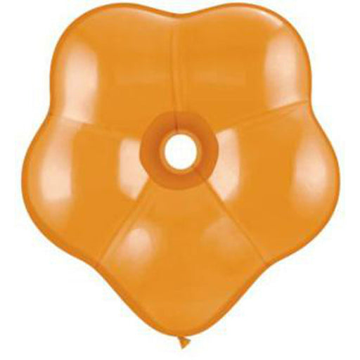 Geo Blossom 6" Orange Balloons (50 Count)
