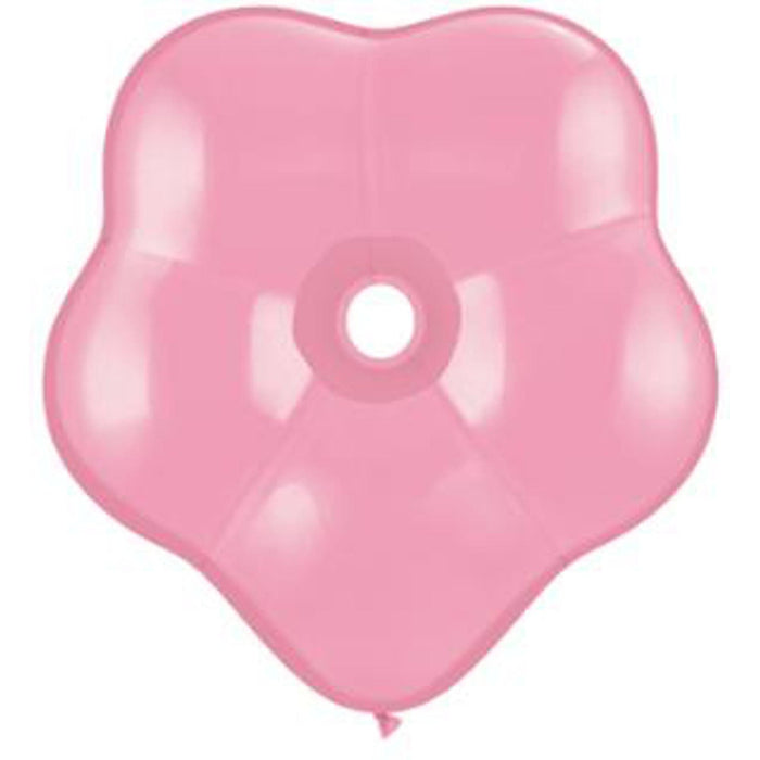 Geo Blossom Pink Balloons - 6" - 50/Bag