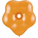 16" Geo Blossom Mandarin Orange Balloons (25/Pk)