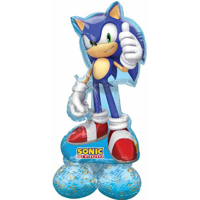 "Get Ready To Race With Sonic: 53" Inflatable Ci:Airloonz Balloon Toy P82"