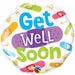 Get Well Soon Bandages - 18" Round Package