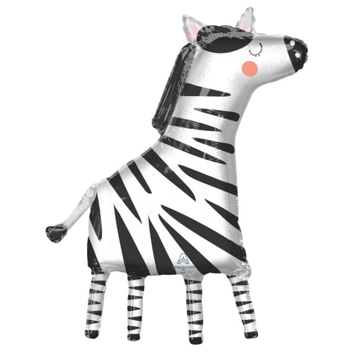 "Get Wild Zebra Balloon Package"