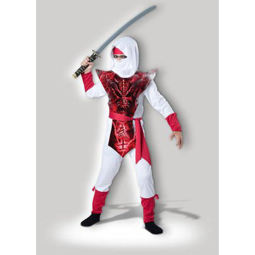 "Ghost Ninja Costume - Child Large Sz 10"