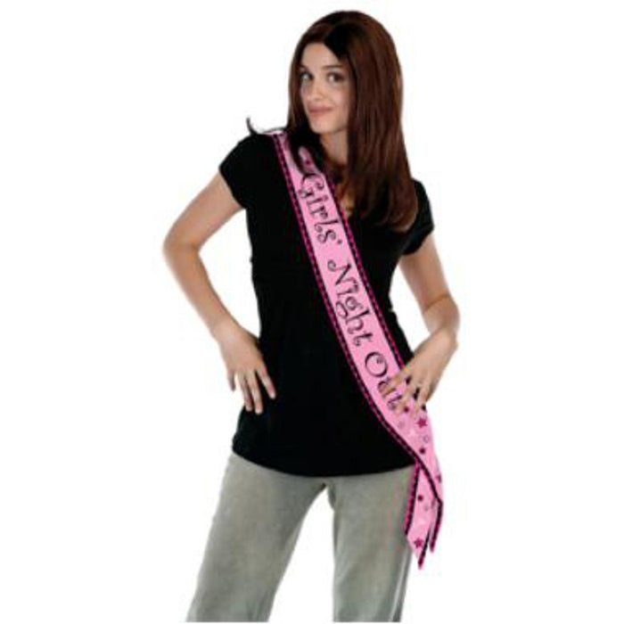 "Girls Night Out Satin Sash"