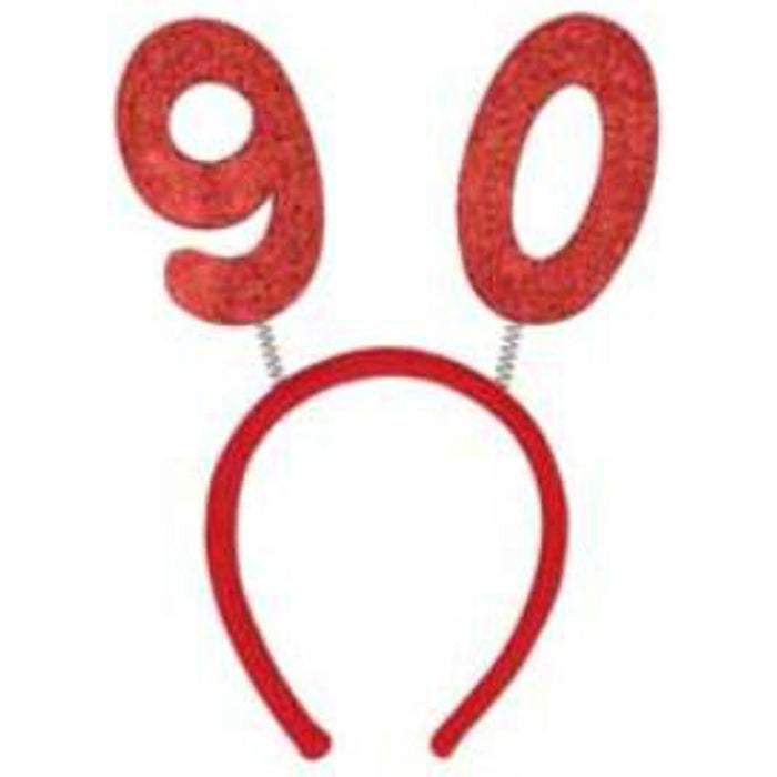 90 Glittered Boppers Shine Bright on Your 90th Celebration (3/Pk)