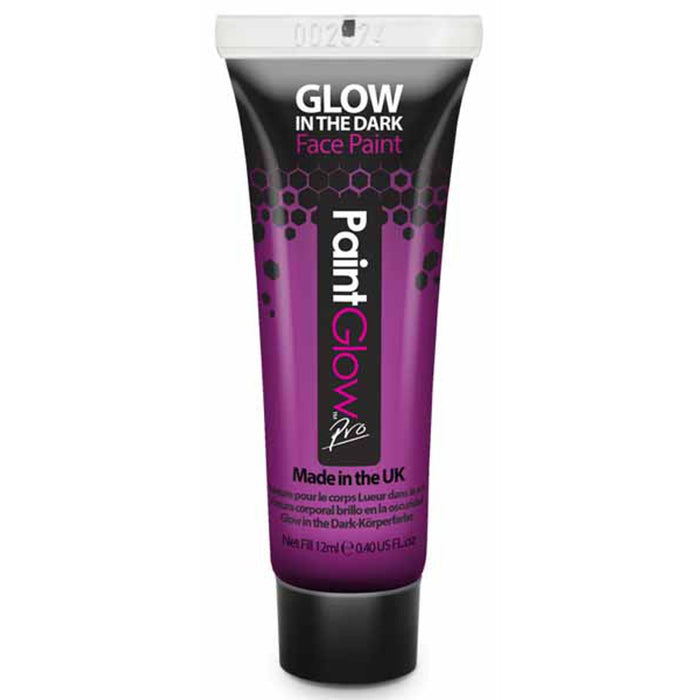 "Glow-In-The-Dark 12Ml Bulk Purple Face Paint"