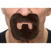 Goatee Dark Brown - Stylish Synthetic Facial Hair