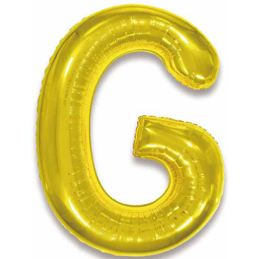 Gold Foil Letter G Balloon (34 Inches)