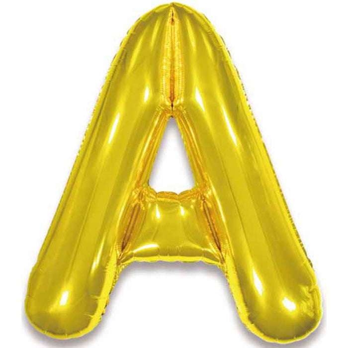 Gold Foil Letter A - 34" Height (Packaged)