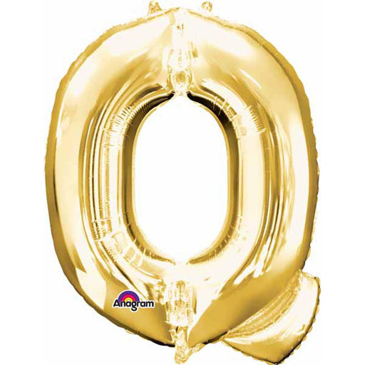 "Gold Letter Q Balloon - 16 Inches"