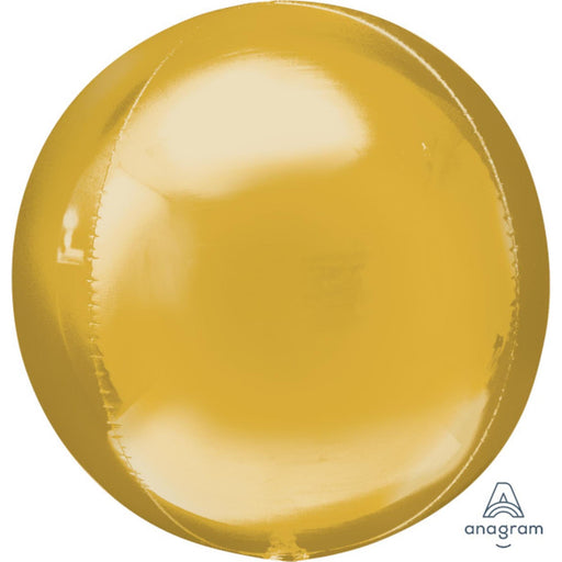 "Gold Orbz 16" Balloon Package - Solid, G20"