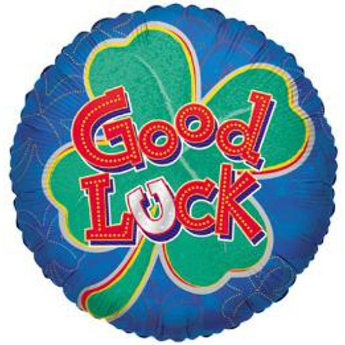 Good Luck 18" 1 Sided Flat Decorative Item.