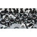 "Grand Deluxe Silver Party Set - 50 Pieces"