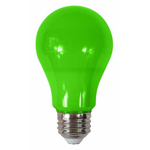 Green Colored Led Bulb.