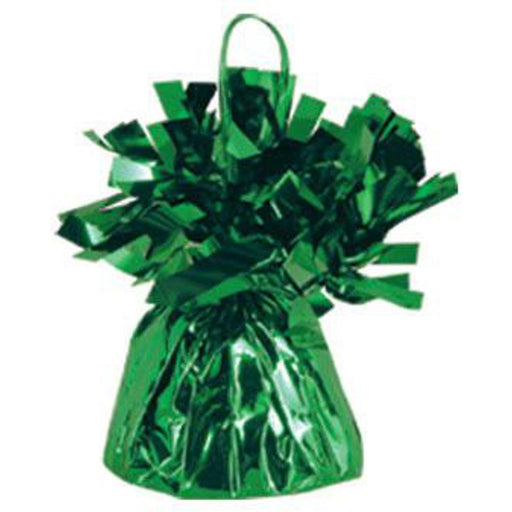 Green Foil Balloon Weight By Beistle.