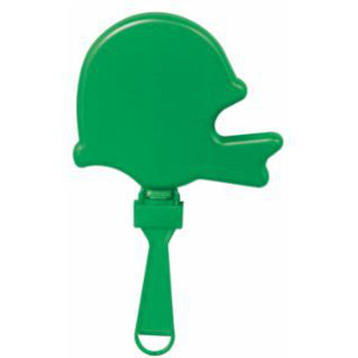 "Green Football Helmet Clappers - 6.7 Inches"