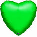 "Green Heart Mylar Sleeve For 9" Documents (#W9Segeg)"