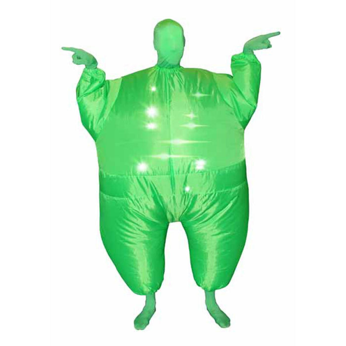 Green Light Up Mega Morph Inflatable Adult Costume