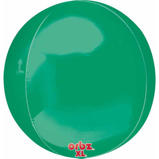 Green Orbz 16" Balloon - Solid Green.