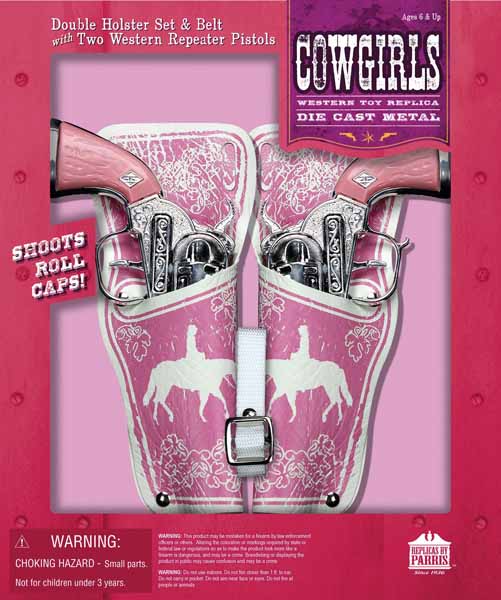 Parris Western Girl Double Holster Set