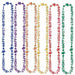21st Birthday Beads-Of-Expression Festive 36" Multicolored Necklace (3/Pk)