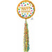 Happy Birthday Dots Pom Pom Airwalkers Foil Balloons (3/Pk)