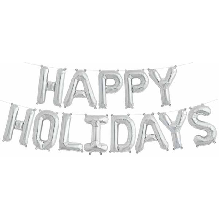 Happy Holidays Kit - Silver (16" Pkgd)