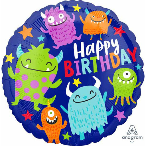 Happy Little Monsters Birthday Balloon Bundle
