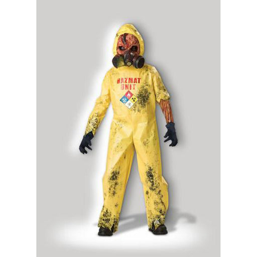 Hazmat Hazard Costume - Child Md Size 8.