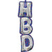 Hbd Balloon Letters 38" Shape Xl P35 Pkg