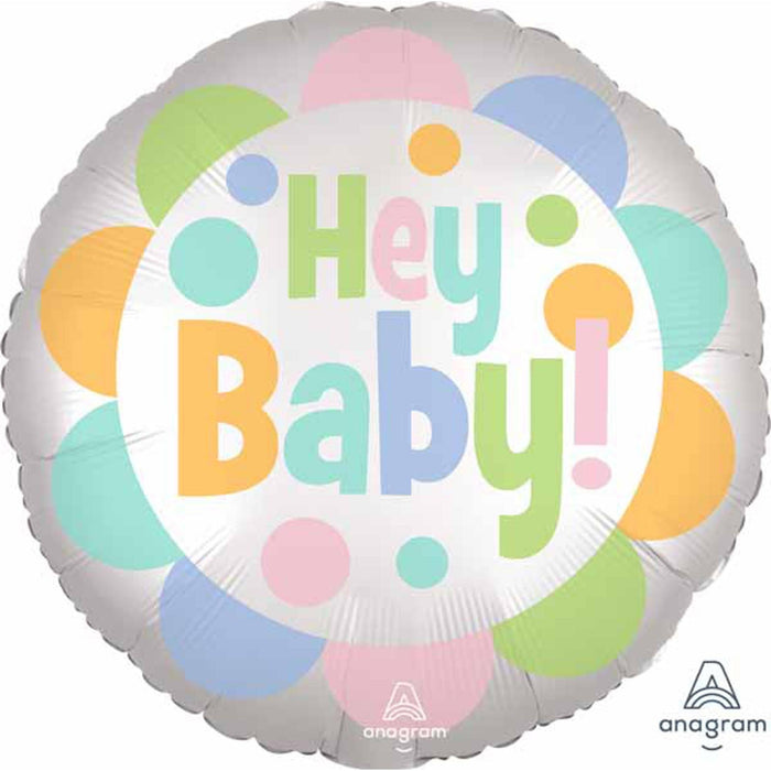 Hey Baby Satin Tablecloth Set - Xl Round - S40 Design