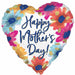 Happy Mother's Day 18" Painted Foil Balloon (5/Pk)