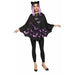 Hooded Bat Poncho - Purple (Fits 4-14)