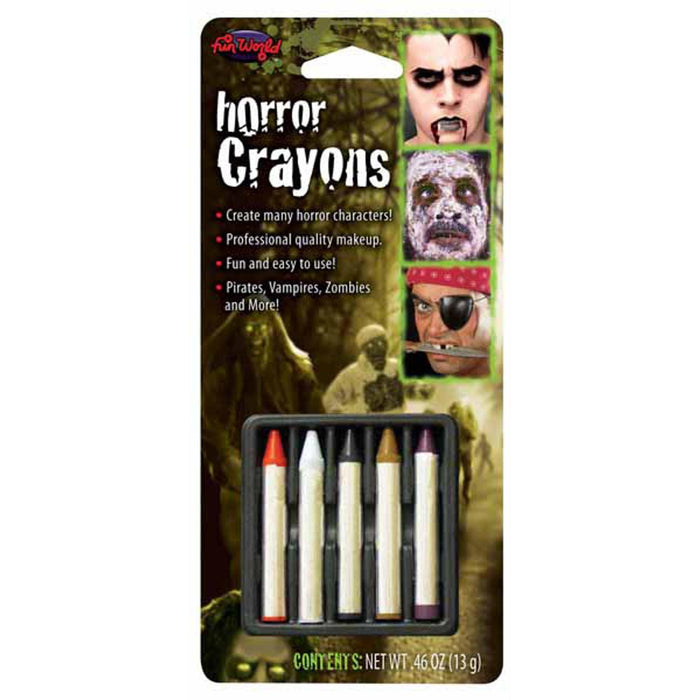 Horror Make Up Crayons 5/Pk.