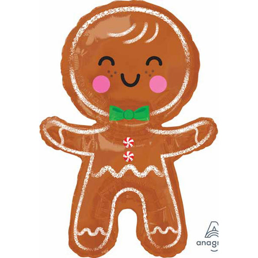 'Hpy Gingerbread Man 31" Shape P30 Pkg'