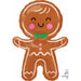 'Hpy Gingerbread Man 31" Shape P30 Pkg'