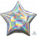 "Iridescent Silver Star S40 Flat - 19 Inches"