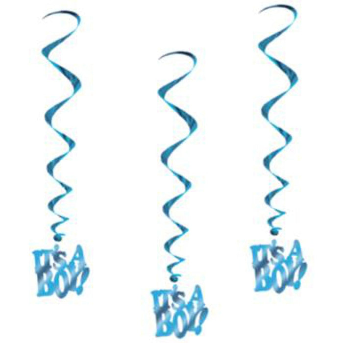 It'S A Boy Whirls - Pack Of 5, 40"