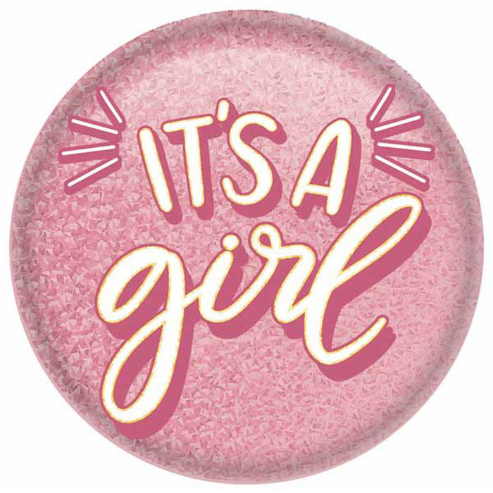 It'S A Girl Button.